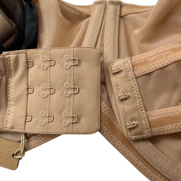 SKIMS Ultra Fine Mesh Strapless Bra Underwire Convertible 44C Clay - Picture 8 of 16